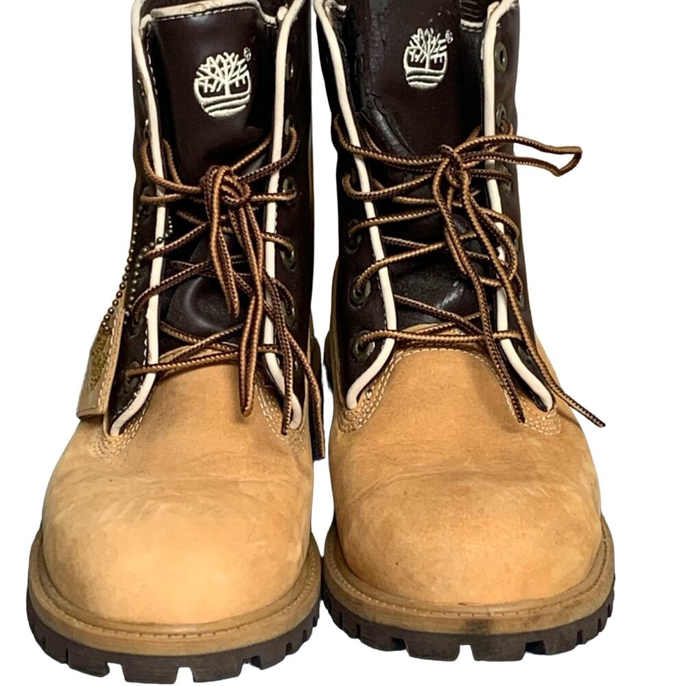 WOMENS WHEAT TIMBERLAND ZIP BACK PREMIUM SIZE 6 OG - Picture 2 of 7